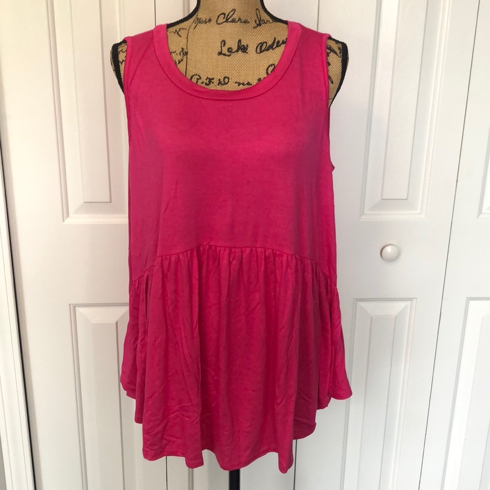 NWOT Sweet Pea Pink Sleeveless Top